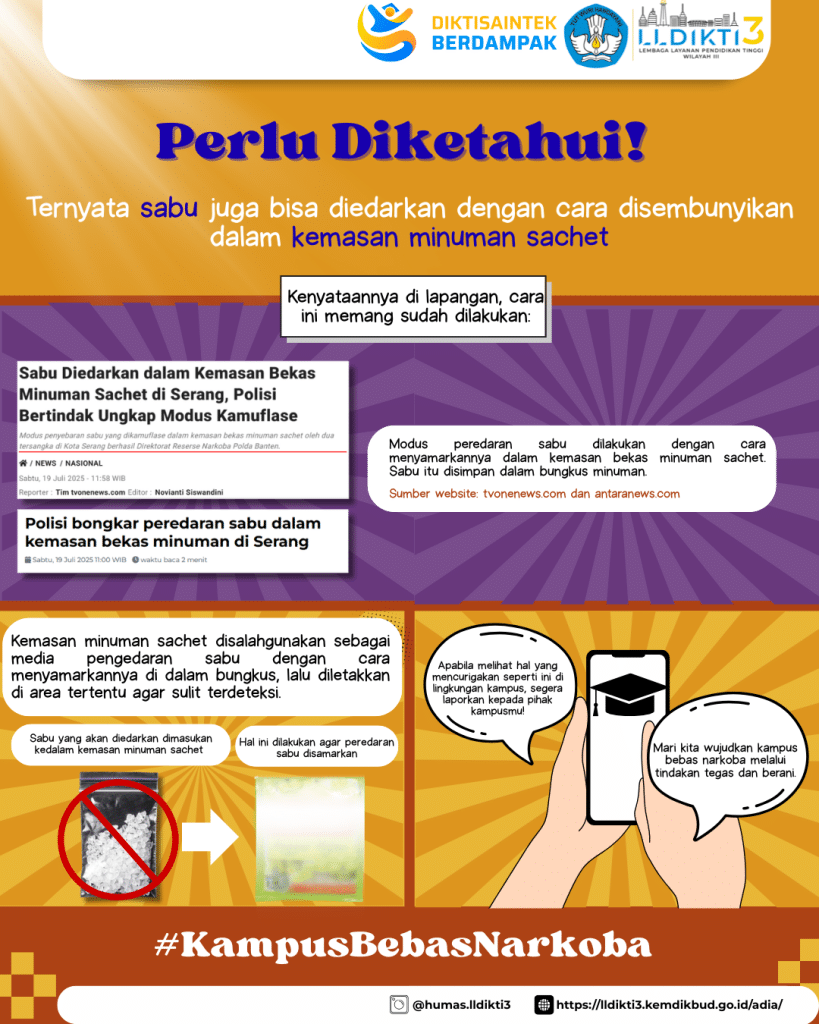 Modus Sabu Dalam Kemasan Sachet
